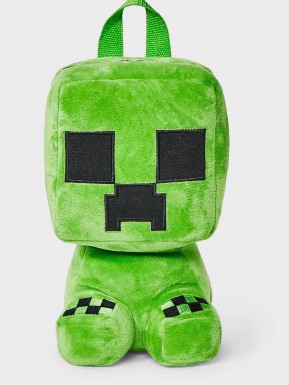 Squishy Minecraft Creeper Plush Mini Backpack